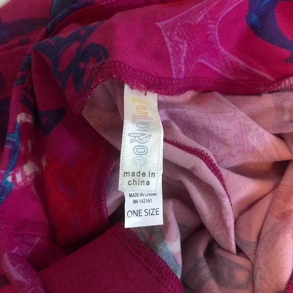 LuLaRoe OS leggings anchors NWT - Picture 2 of 3